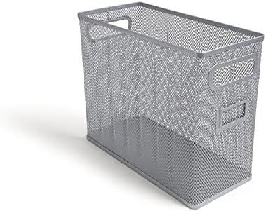 TRU RED Wire Mesh File Organizer, Silver, Desktop Sorter