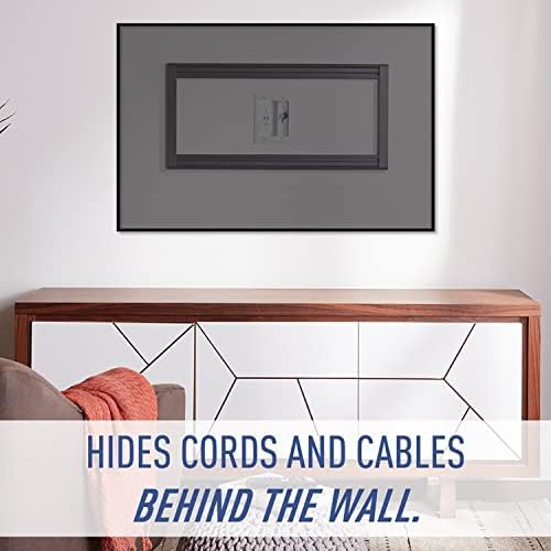 Legrand - OnQ in Wall Cable Management Kit with USB, TV Outlet Wall Kit Hides Cords, in Wall TV Power Kit Works with All