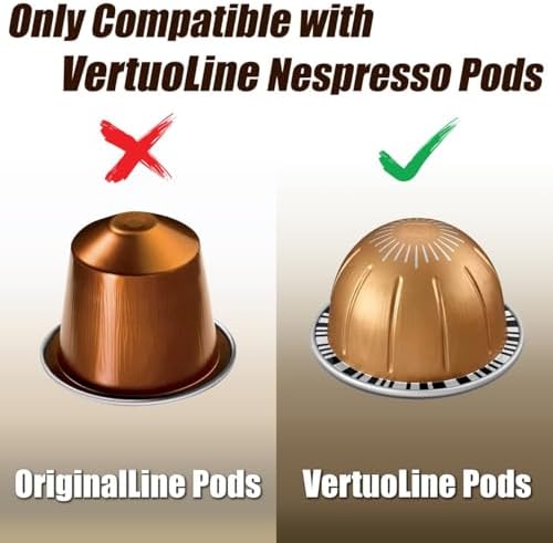 Deco Brothers Tempered Glass Vertuo Pod Holder, Fits 28 Large/56 Small Pods