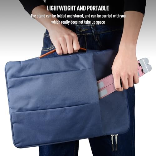 Portable Laptop Riser, Adjustable Laptop Stand,Aluminum Laptop Stand for Desk Foldable, Ergonomic Computer Notebook Stan