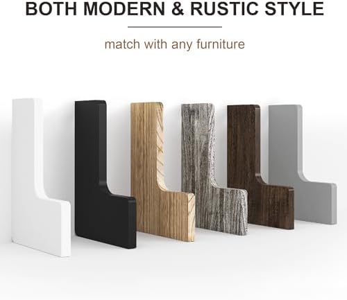 fuqing Corner Floating Shelves, Wall Shelf Set of 3, Shelves for Wall Storage, Solid Wood Shelves for Storage, Wall Moun