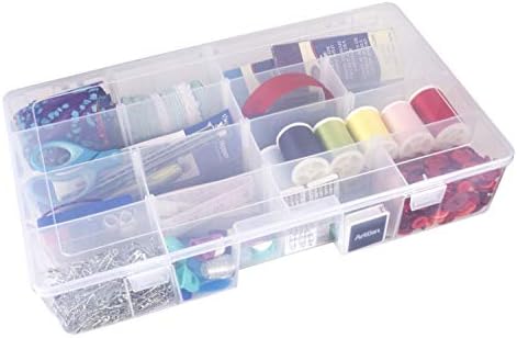 ArtBin XL Solutions Box Craft Organizer with Dividers, Clear