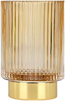 DASITON Makeup Brush holder Organizer,Crystal Cosmetic Makeup Brush Glass Brushes Storage Holder, Vintage Make Up Brush 