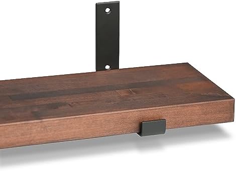 CONSDAN Floating Shelf for Wall Mounted Book Shelf Hanging Shelves Floating Bookshelf for Bedroom, Bathroom, Living Room