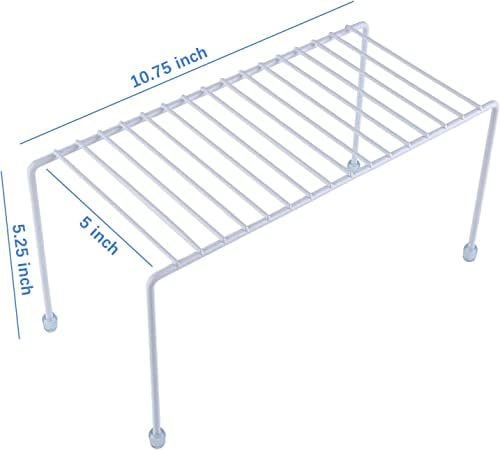 SIBAO Kitchen Shelves, Cabinet Organization Mini Storage Shelf, Storage Rack Organizer for Kitchen, Fridge, Cabinet, Bat