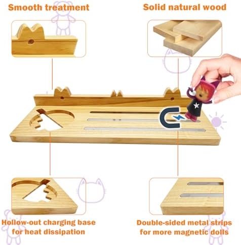 Wood Tonie Shelf for Tonies Storage, Average