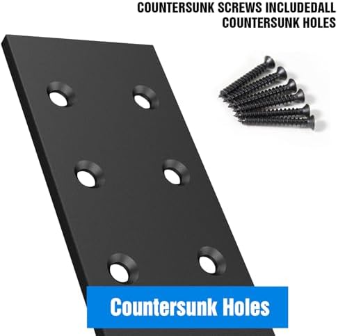12in Countertop Support Brackets,Hidden Countertop Support,0.25" Thick