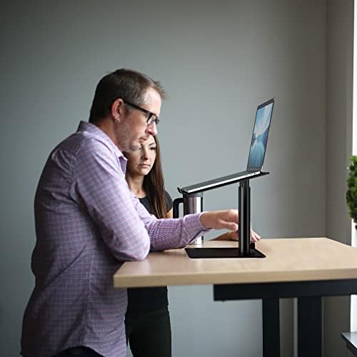 BESIGN LSX6 Computer Holder Stand, Ergonomic Adjustable Notebook Riser for Standing Work, Compatible with Air, Pro, Dell