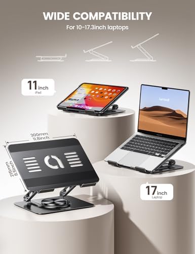 Lamicall Aluminum Laptop Stand for Desk for MacBook Neo Air Pro 10-17.3''