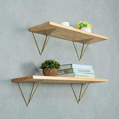 Pxzybd Brackets for Shelves Decorative, 2 Pcs Heavy-Duty Hairpin Shelf Brackets, Floating Metal Shelf Supporter, Shelvin