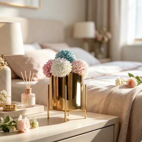 Gold Pen Holder Pen cup & Pen Holders Desk Accessores
