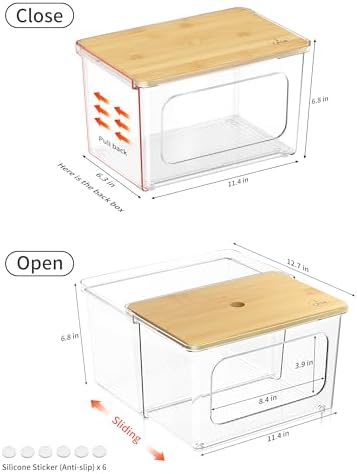 iCASA 2 in 1 Trash Bag Holder Garbage Bags Dispenser Under Sink Organizer