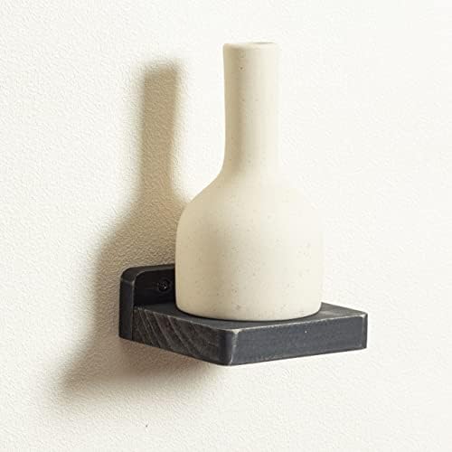 Freezing point Small Floating Shelf for Wall Set of 4 Natural Wood 4Inch Mini Wall Shelves Decor Plant Display Collectib