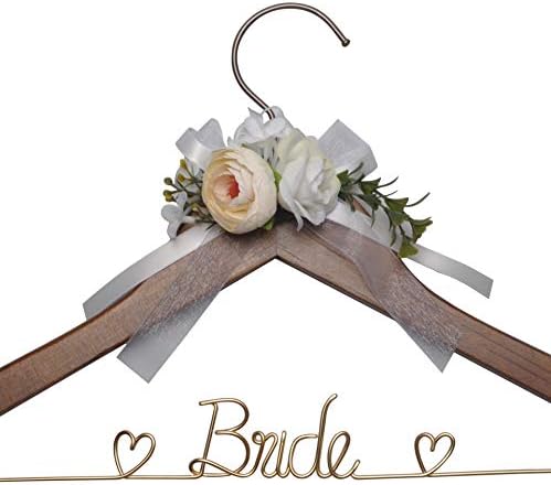 Wedding Dress Hanger - Decorative Wire Hanger for Brides, Perfect Bridal Shower & Wedding Gift