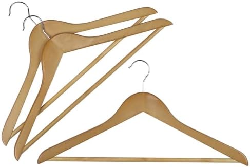 Sawafuji HW-45-3P Wooden Hanger, Set of 3