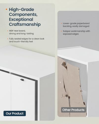 SONGMICS HOME 6-Tier Bookshelf, Shelving Unit