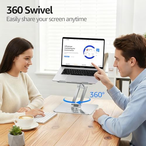 Urmust 360° Rotating Laptop Stand for Desk fit 10-17" Device