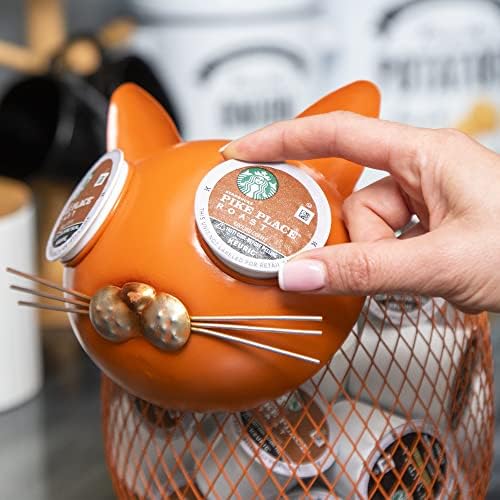 Made Easy Kit Coffee Pod Organizer - Home Coffee Bar Functional Décor - Café Station Countertop Storage Accessories (Pin