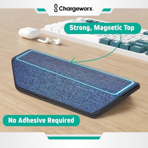 Magnetic Cable Organizer, Weighted Non-Adhesive Cord Holder, Desk & Office