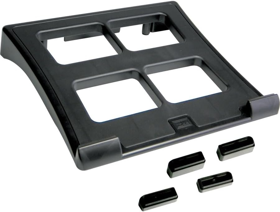 DAC Ventilated Height and Angle Adjustable Laptop Stand Riser for Desk, Non-skid, Cable Management Included 2.6" x 11.5"