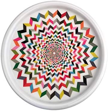 French Bull Lazy Susan Round Rotating Melamine Kitchen Pantry Cabinet Tableware Organizer-Platter, Turntable, Serving, 9