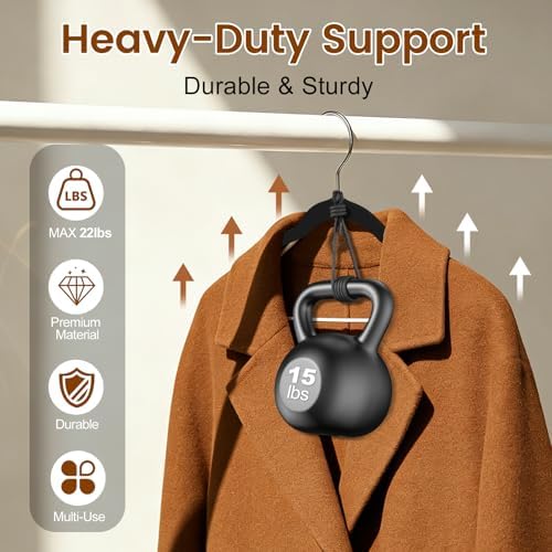Velvet Shirt Hangers 50 Pack, No Shoulder Bumps for Clothes (Black)