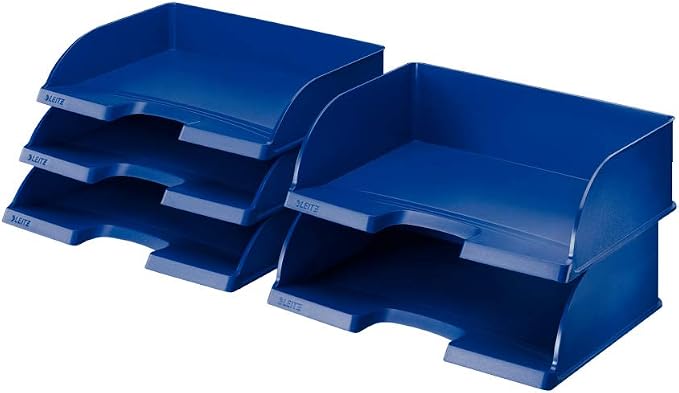 Leitz 52190085 Jumbo Plus Letter Tray A4 Landscape Grey Extra High Polystyrene