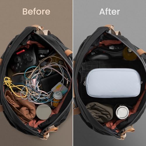 tomtoc Electronics Organizer Travel Case, Cable Organizer for Essentials