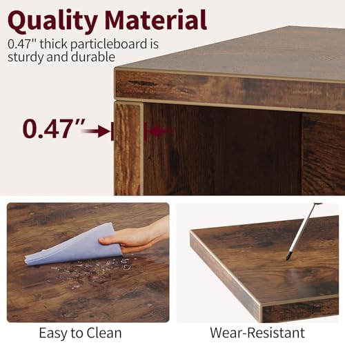 Book Shelf,3-Tier Bookshelf Storage Shelves, 35 Inch Bookcase
