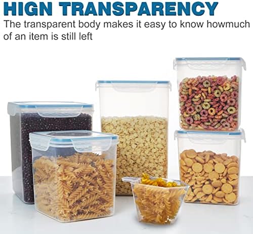 VERONES Large Tall Airtight Food Storage Containers, 10 PACK Containers Set