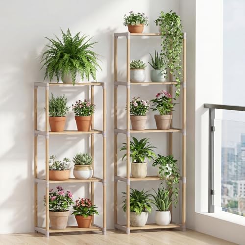 Tangkula 5-Tier Solid Wood Bookshelf, Pine Wood Bookcase with Open Shelves, Floor Standing Storage Organizer, Multi-Func