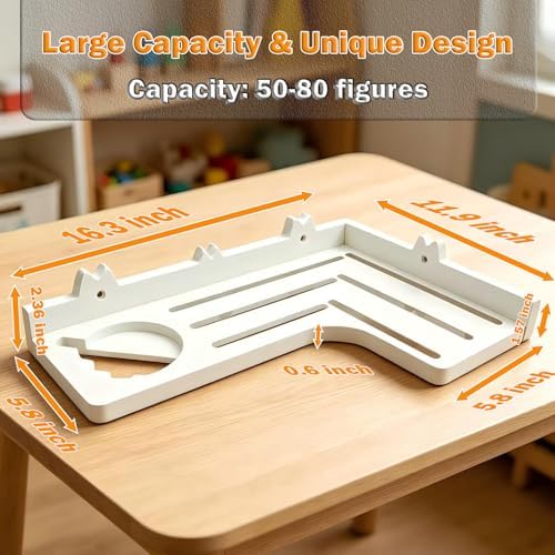 Tonie Corner Shelf for TonieBox Storage, Big White
