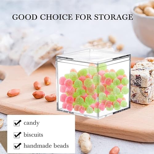KissYou 24-Pack Small Square Cube Candy Gift Box, 2.36x2.36x2.36 Inch