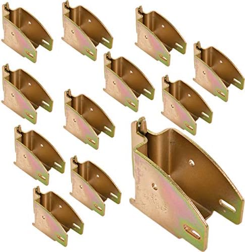 E Track 1845 Beam Socket for Cargo Control, Shelf Brackets, Lofts Inside of Trailers - 12 Pack
