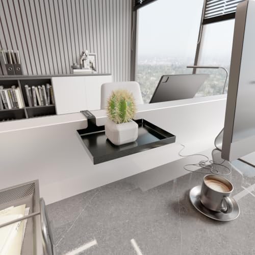 Office Cubicle Shelf - 8.3'' x 5.5'' x 1.7'' Storage Organizer Floating Corner Rack Hanging Shelf Adjustable Home Office