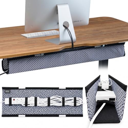 Perfect POSTURE Mesh Cable Management Tray Under Desk Cord Organizer - 38"