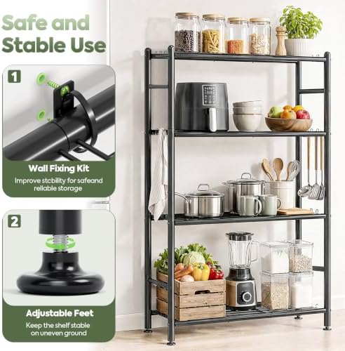 Metal Wire Storage Shelves, Kitchen Pantry Closet Storage Organizer