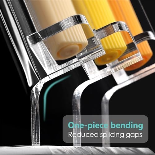SANRUI Acrylic Pen Holder Desktop Display, Clear Vertical Pencil Stand