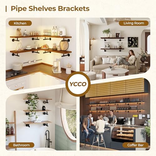 Industrial Pipe Shelf Brackets for Floating Shelves,Heavy Duty Bracket