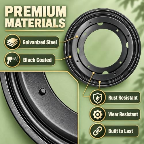 8" Lazy Susan Bearing,2PCS Heavy Duty Turntable Swivel for Rotating