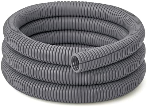 Electriduct 3/4" Split Wire Loom Conduit (0.75 Inch ID) - Gray - 550 Feet