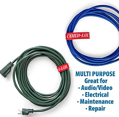 Closed-Loop Series Cable Ties - Reusable Cable Straps for A/V, Musicians, Stage and Industrial Uses, Cable Organizer for