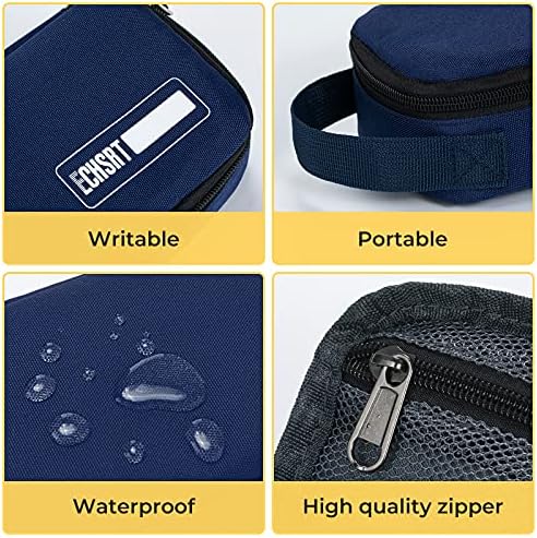 ECHSRT Large Pencil Case, Aesthetic Pen Pouch with Big Capacity, Minimalist Portable Stationery Bag with Handle for Office Organizer Aesthetic Pencil Cases