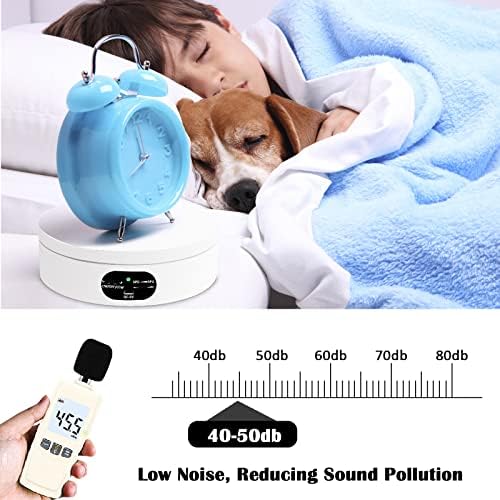 YVV Motorized Rotating Display Stand, Turner for Tumblers with Adjustable Speed Roller, 360° Automatic Mute Spin Turntab