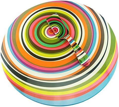 French Bull Lazy Susan Large Melamine Rotating Dinnerware Platter Turntable Table, Serving, Party, Kitchen, Organizing, 