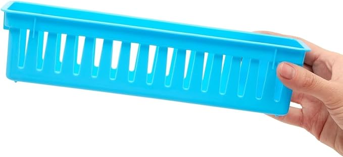 Juvale 24-Pack Pencil Holder Trays and Organization Baskets - Plastic Caddy for Desk and Elementary Teacher Supplies for Classroom Decoration