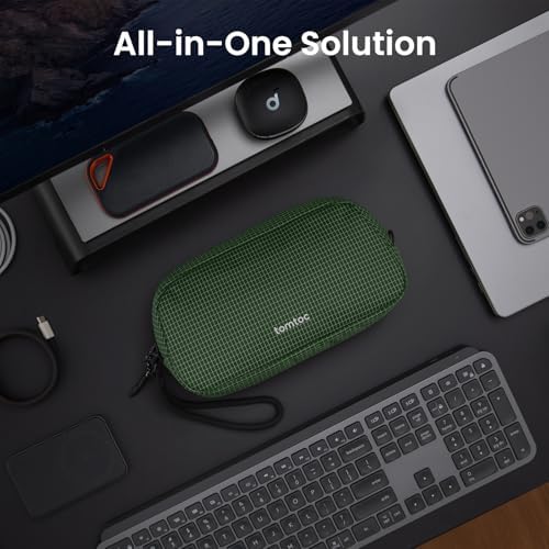 tomtoc Electronics Organizer Travel Case Performance, Cable Tech Pouch