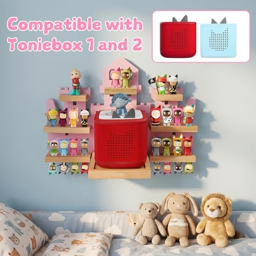 Castles Storage Shelf for Toniebox 2 and Toniebox 1, Tonie Organizer