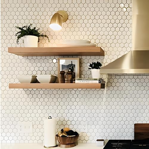 Floating Shelf Bracket - 12” Hidden Shelf Brackets, 150 LB Weight Capacity, Supports Wall Mounted Floating Shelves of An