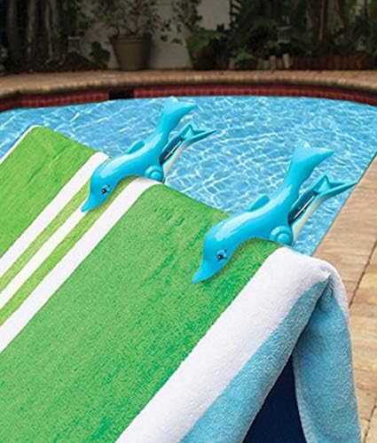 O2COOL Dolphin BocaClips Beach Towel Holders Pool Patio Clips 2pk | Yes